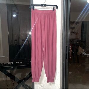 Women's Boho Comfy / Stretchy OS Pink Pants